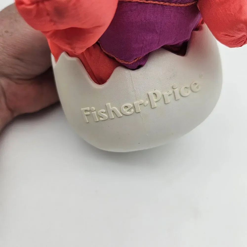Vintage 1992 Fisher-Price Puffalump Dinosaur Plush Toy Stuffed Animal‎ Doll Rare